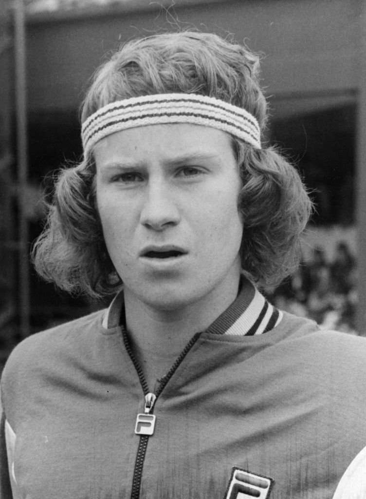 John McEnroe at the 1977 US Open.