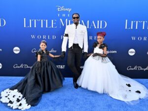 Offset Takes Daughters to 'Little Mermaid' Premiere Dressed as Princesses