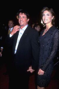 Sylvester Stallone and Jennifer Flavin in 1998
