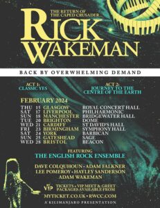 YES Legend RICK WAKEMAN Announces 'The Return Of The Caped Crusader…' 2024 Tour