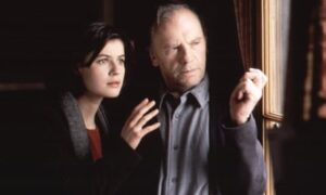 Irène Jacob and Jean-louis Trintignant in Three Colours: Red.