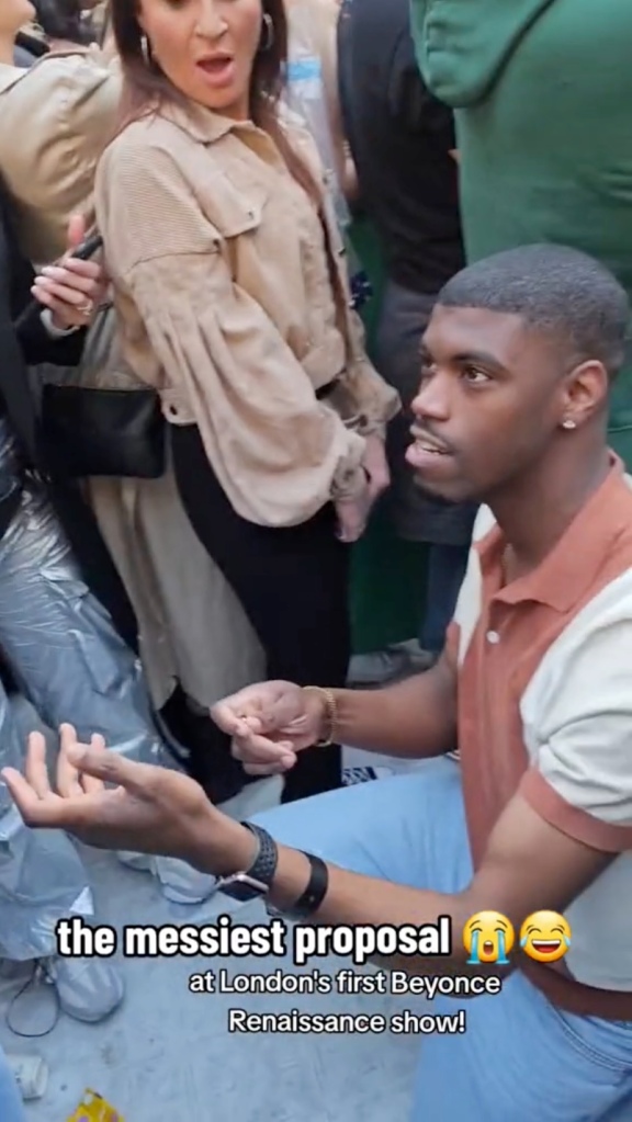 Viewers wondered if the proposal was actually real or just a stunt. 
