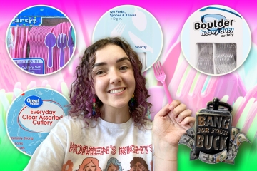 I tried 4 plastic utensils including Walmart - here's my 'snap test' results