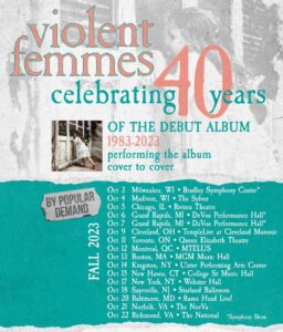 Violent Femmes Announce Fall Tour Celebrating Debut LP's 40th Anniversary