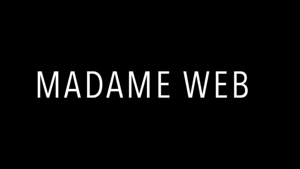 Madame Web placeholder logo sony film