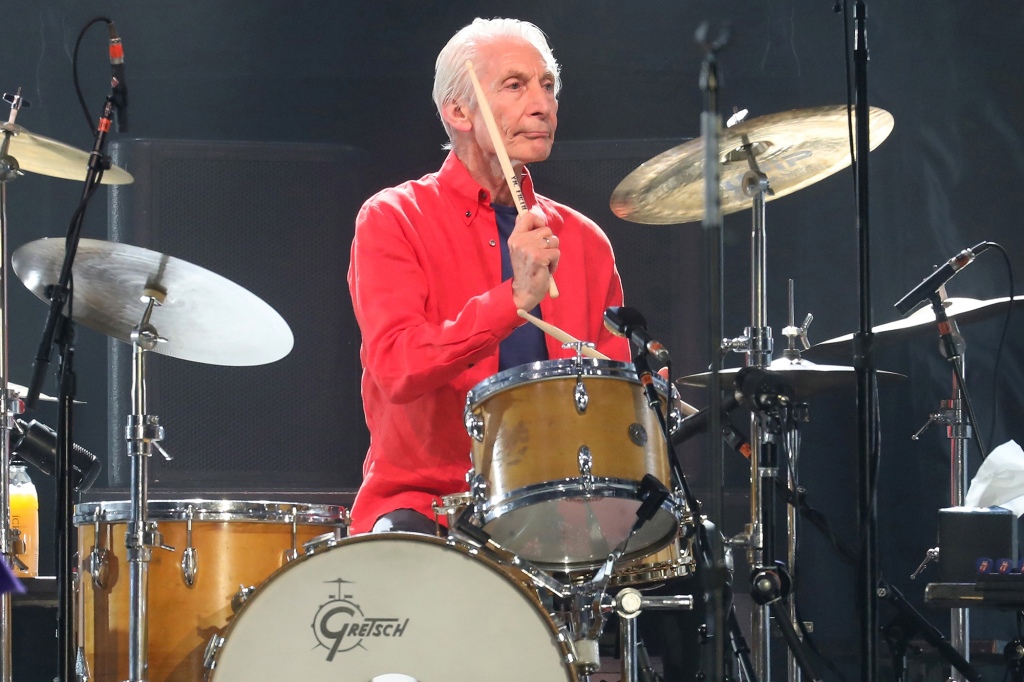 Charlie Watts hits MetLife Stadium with The Rolling Stones in 2019.