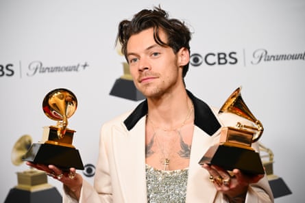 Harry Styles at the 2023 Grammy Awards.
