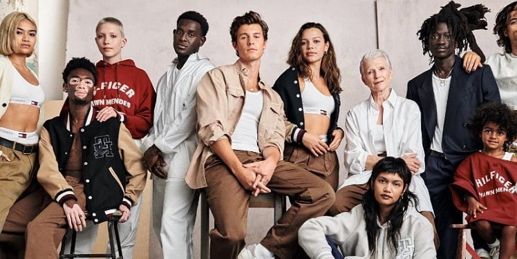 Aaliyah Mendes in Tommy Hilfiger's Campaign Classics Reborn
