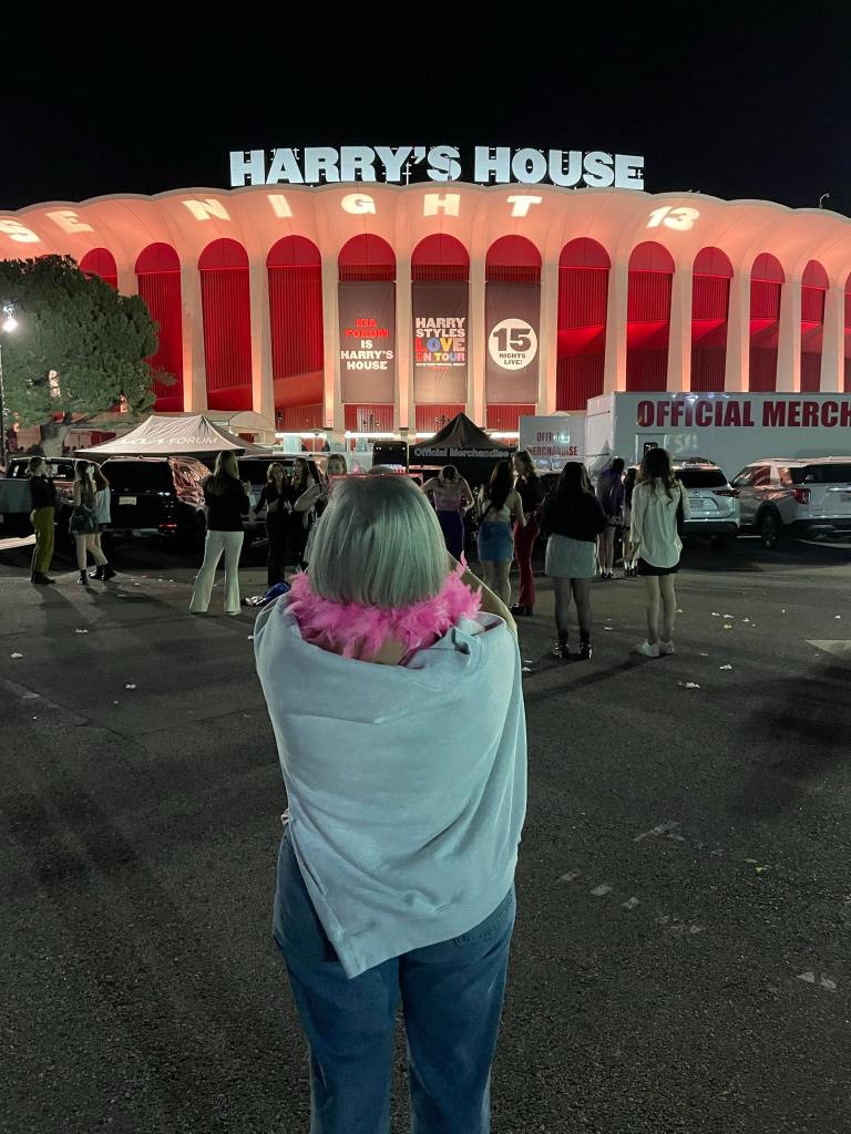 Reina Lafantaisie at a Harry Styles concert.

