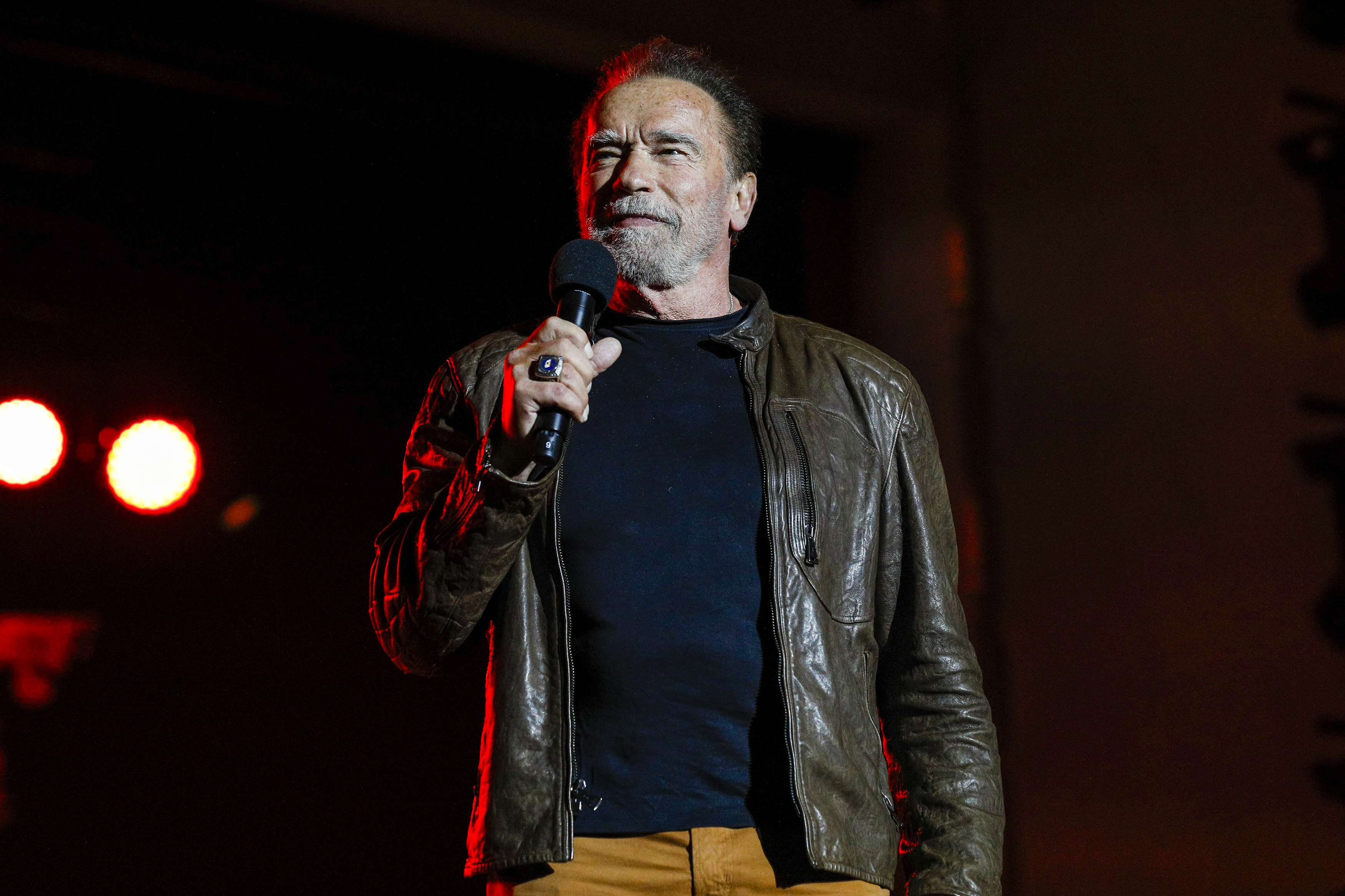 Arnold was at the Netflix presentation to announce the new season