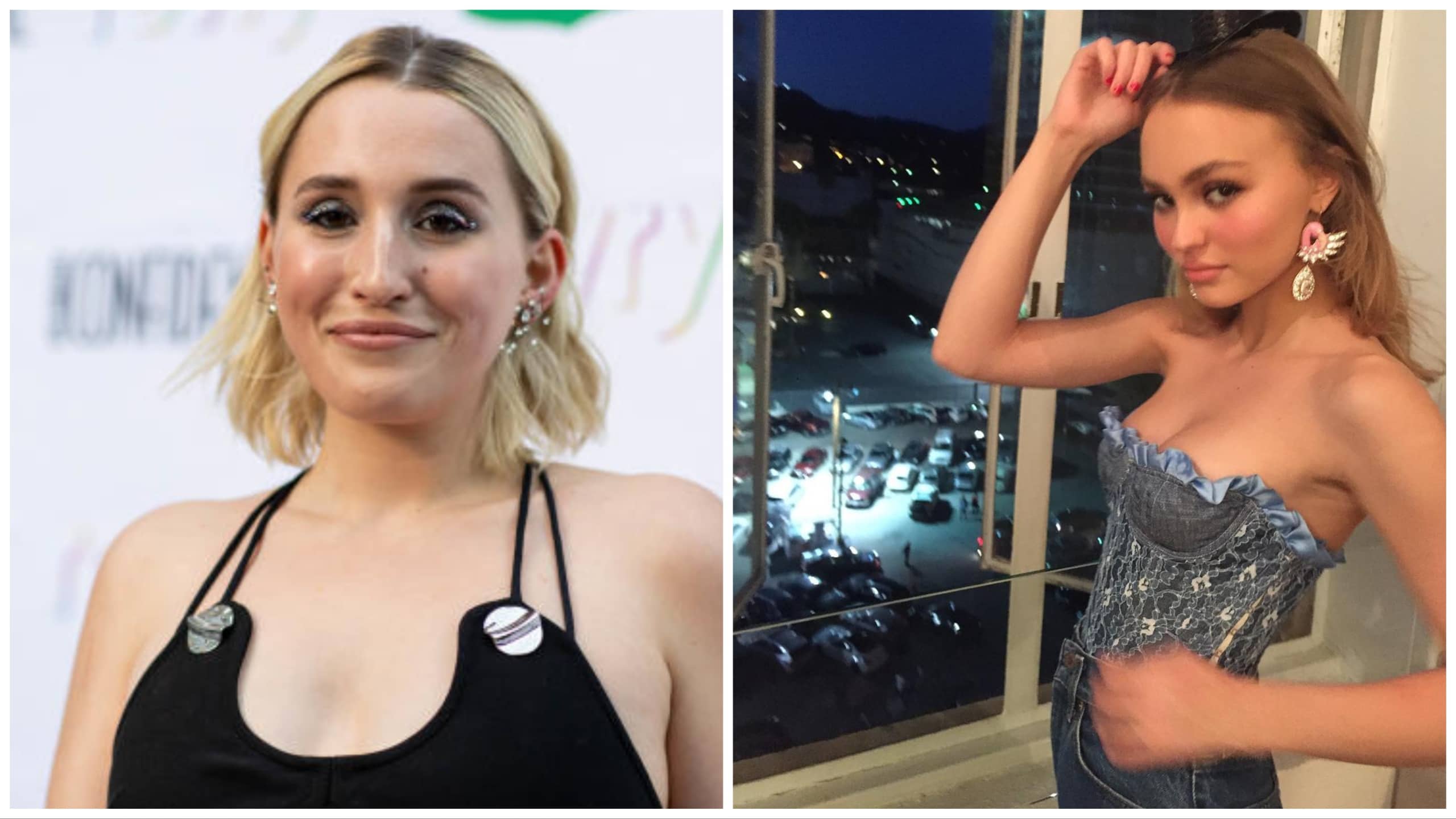 Lily-Rose Depp and Harley Quinn Smith