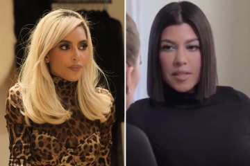 Kourtney rips ‘intolerable’ Kim and might give her silent treatment ‘forever’