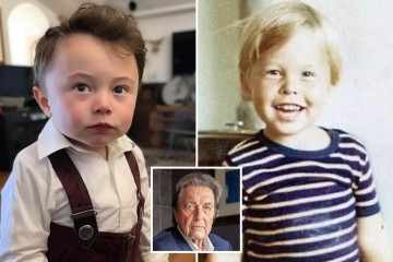 Elon Musk's dad slams AI photo of young exec & shares rare pics of him as kid