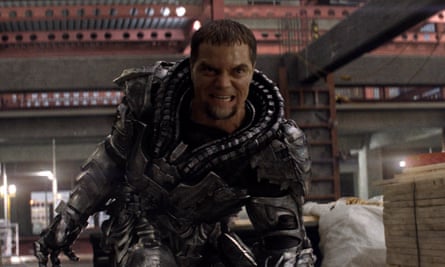 Michael Shannon as General Zod in Man of Steel in 2013.