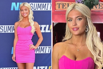 College basketball star wows in stunning red carpet snaps