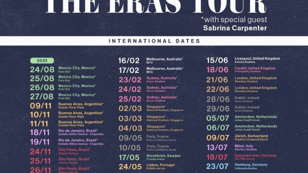 How to Get Tickets to Taylor Swift's "The Eras" International Tour