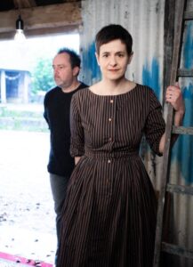 Rob Pursey and Amelia Fletcher as their recent project the Catenary Wires.