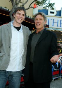 WESTWOOD, CA- JUNE10:  Actors Harrison Ford and Josh Hartnett attends the premiere of Columbia Pictures'/Revolution Studios' film