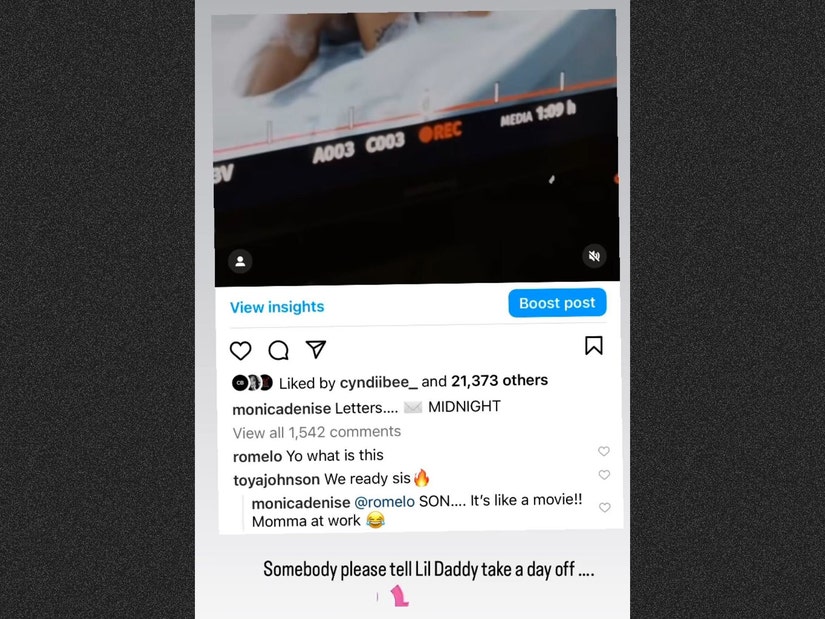 Monica's Son Leaves Hilarious Comment on Her Racy Music Video with The Game