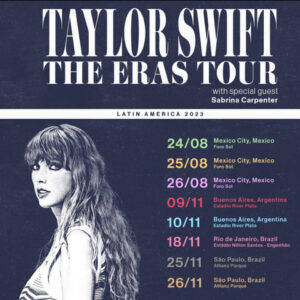 New dates in Mexico, Argentina and Brazil for Eras Tour