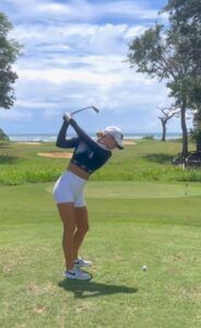 The Paige Spiranac rival shared a post on Instagram