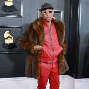 Pharrell Williams supported by A-list friends as he unveils debut Louis Vuitton collection - Music News