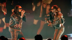 Quavo and Offset Reunite at BET Awards for First Performance Since Takeoff's Death