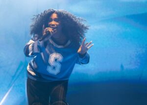 A marvel … SZA performing in Vancouver in March.