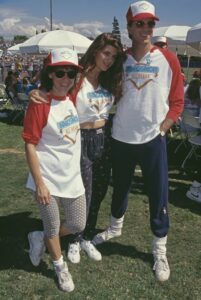 Rhea Perlman, Kirstie Alley, and Ted Danson in 1991