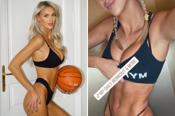Veronika Rajek reveals gym secrets of 'body too dangerous for social media'