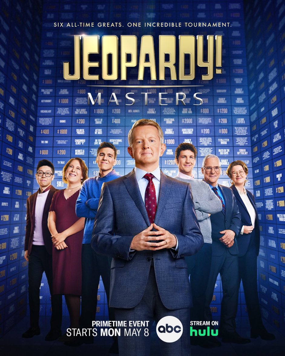 Jeopardy! Masters -which James won- was largely followed by reruns on ABC when it aired over three weeks