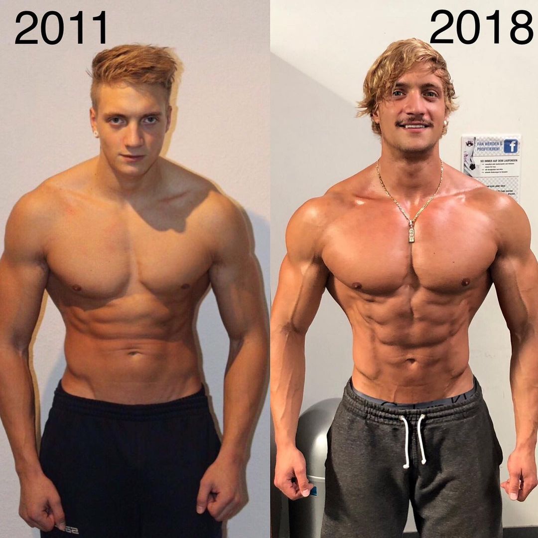 Lindner underwent a body transformation after aspiring to become a bodybuilder as a teen