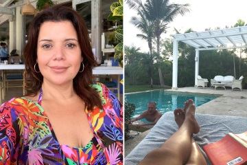 The View’s Ana Navarro flaunts curves in low-cut swimsuit during getaway