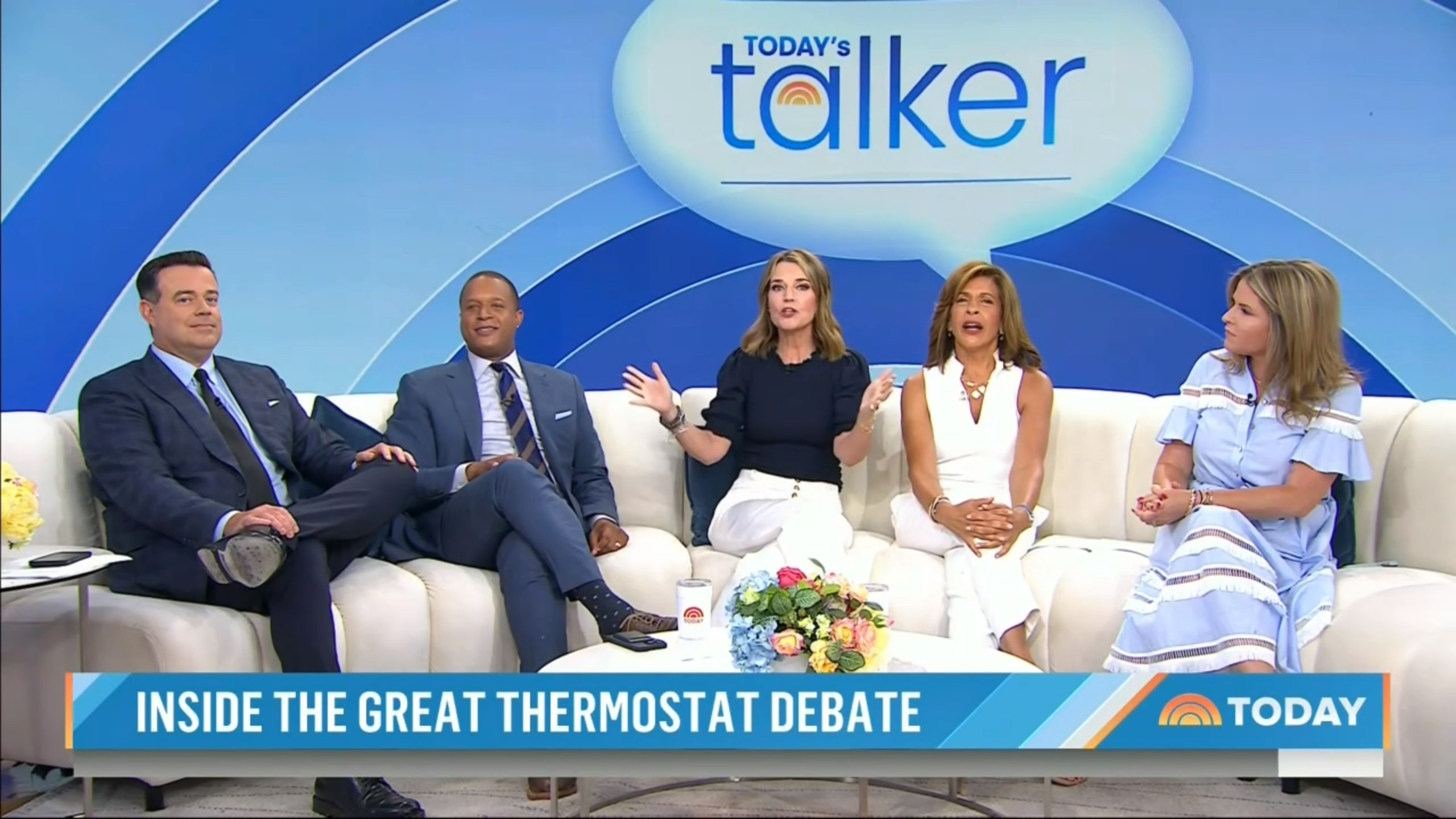 Kristen filled in for Savannah and Hoda on Monday as she co-hosted with Craig Melvin