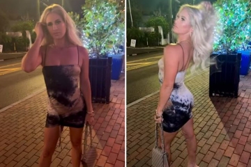 Karin Hart looks sizzling as fans tell golfer she's 'wearing less and less'
