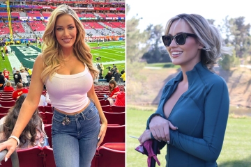 Paige Spiranac shows off sizzling figure in tiny white top and major sideboob