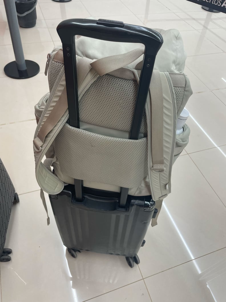 lululemon wunderlust backpack review: on suitcase