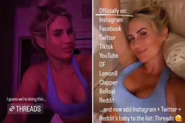 Paige Spiranac rival Karin Hart stuns in busty crop top and sweat pants