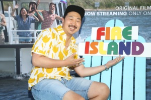 Andrew Ahn attends QNA x QASC x Send Noodz presents RICE PALACE celebrating the release of FIRE ISLAND in partnership with Hulu at Ace Hotel on June 12, 2022 in Los Angeles, California.