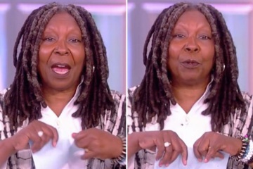 Whoopi Goldberg abruptly sends show to commercial break and furiously rips up card