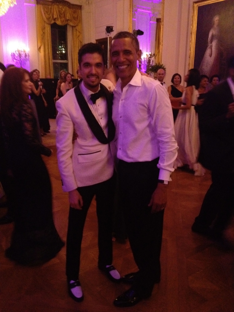 DJ Cassidy and former president Barack Obama.