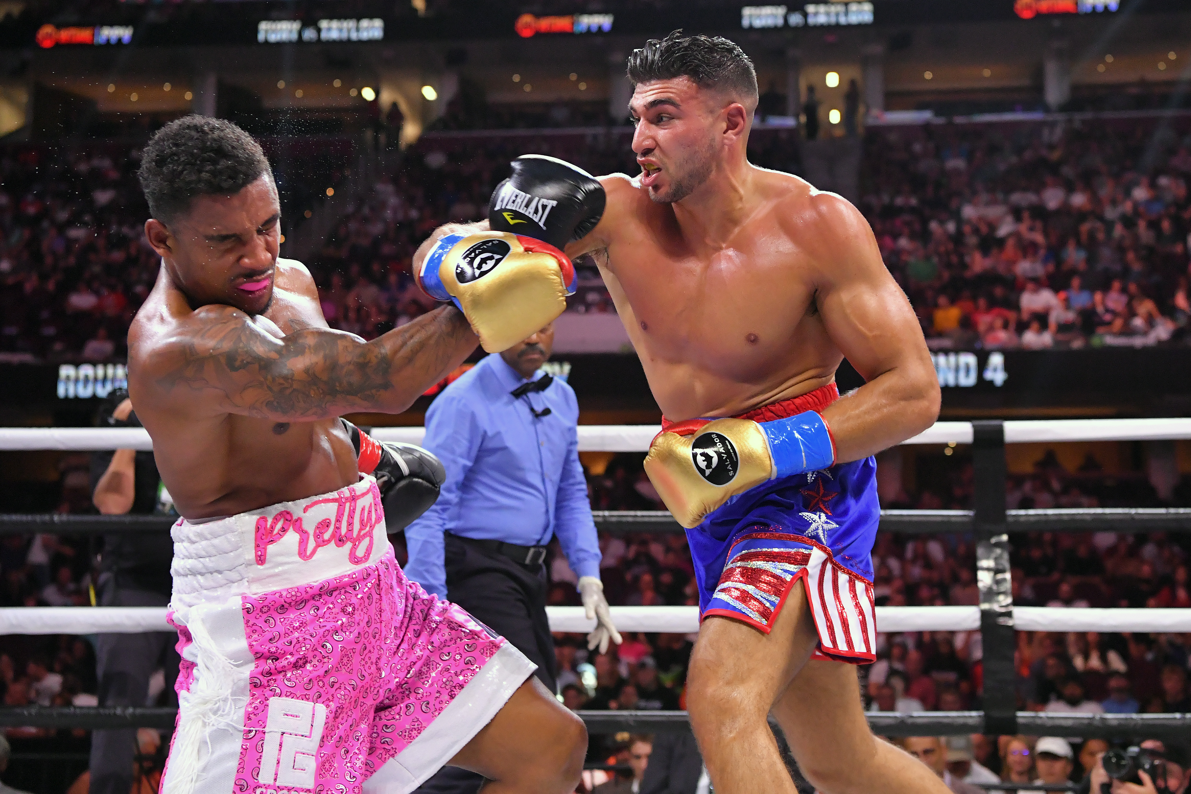 Anthony Taylor was beaten by Tommy Fury