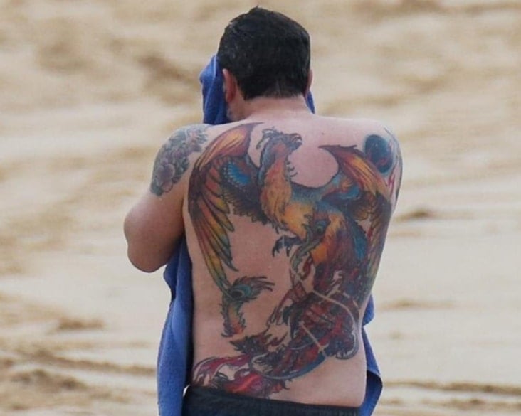 Ben Affleck Phoenix tattoo