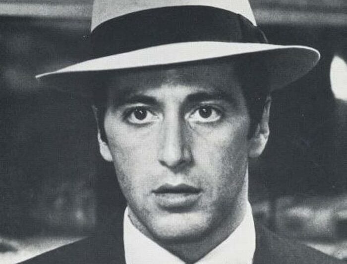 Young Al Pacino The Godfather rare photo