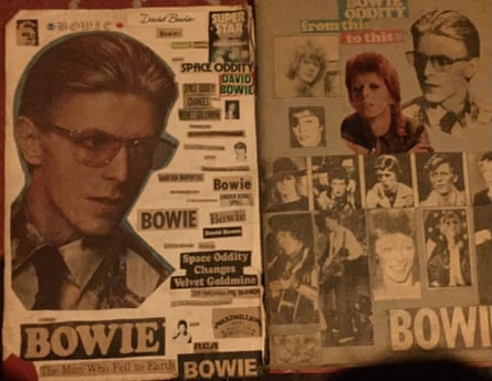 Matt Davis’ Bowie scrapbook.