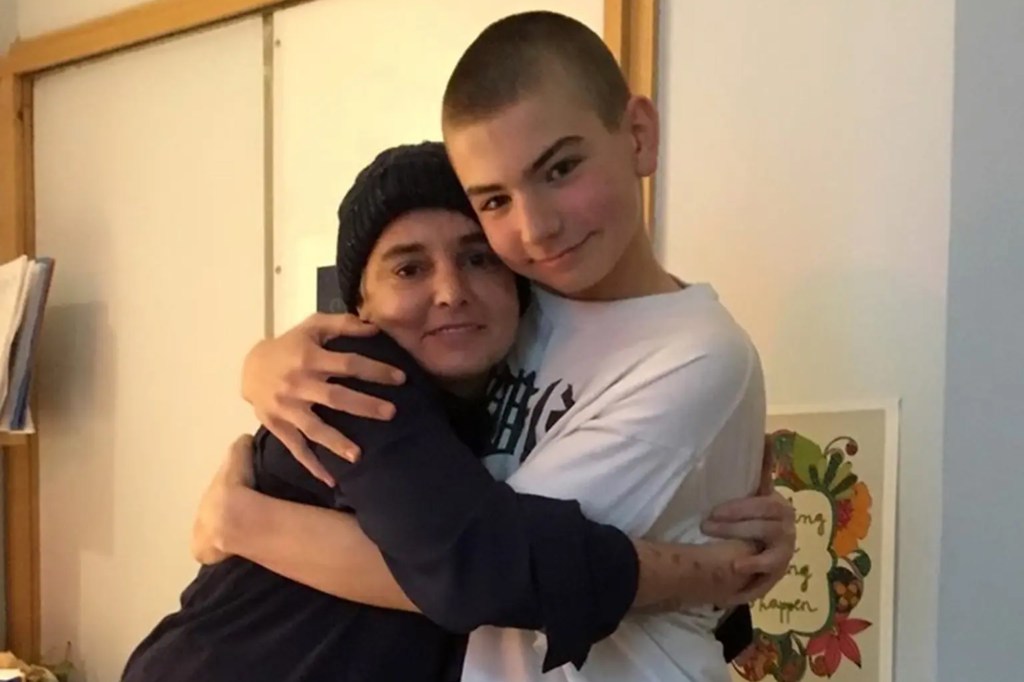 Sinead O'Connor and son Shane