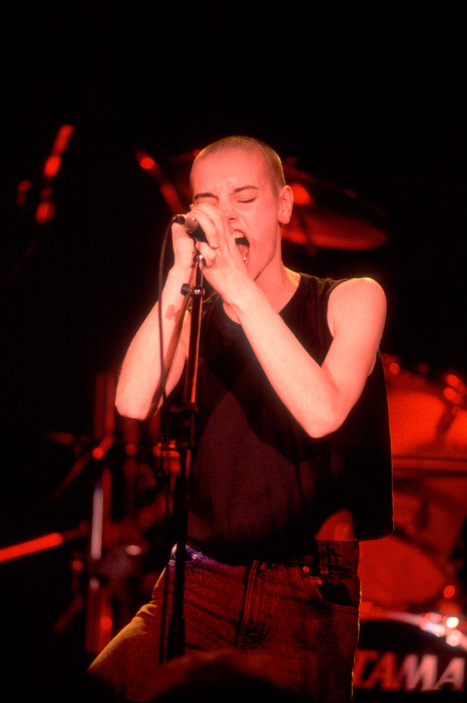 Sinead O'Connor performs onstage at the Metro in Chicago on April 11, 1988.