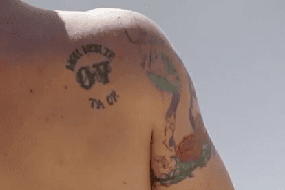 Ben Affleck OV tattoo