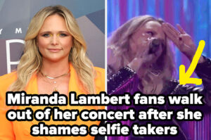 Fans Walked Out Of A Miranda Lambert Concert After She Stopped Singing To Scold And Cuss At Some Girls For Taking Selfies Instead Of Listening To Her Sing