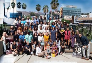 The 18th HollyShorts class photo from 2022.